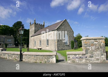 Chiesa di Irlanda chiesa cittadina Ballycultra Ulster Folk and Transport Museum Belfast Irlanda del Nord del Regno Unito Gran Bretagna GB Foto Stock