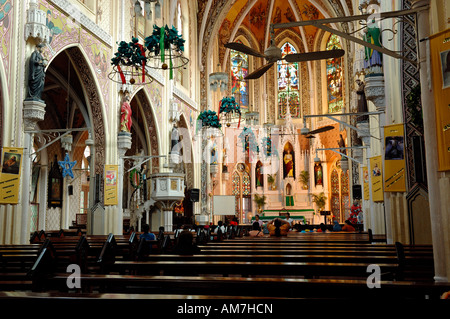 India, nello stato del Maharashtra, Mumbai (Bombay), cattedrale del Santo Nome nel distretto di Colaba Foto Stock