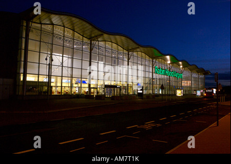 Edificio del Terminal presso l'Aeroporto Robin Hood Doncaster Sheffield Foto Stock