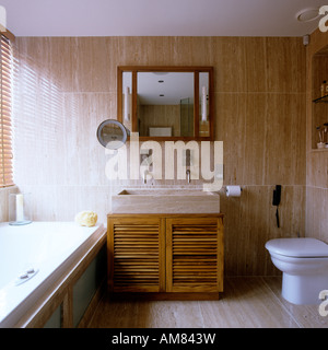 Bagno di lusso Appartamento Londra Foto Stock