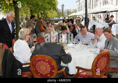 Il Grandhotel Schloss Bensberg, festival di master chef, Bergisch Gladbach-Bensberg, Nord Reno-Westfalia, Germania Foto Stock