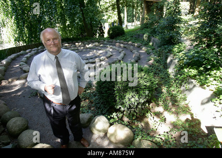 Fritz Roth, Bestattungen Puetz-Roth, primo cimitero privato in Germania, Bergisch Gladbach, Nord Reno-Westfalia, Germania Foto Stock