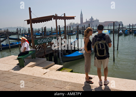 Perso a Venezia (Veneto - Italia). Perdus à Venise (Vénétie - Italie). Foto Stock