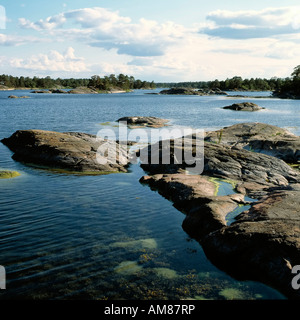 Skerries, Oskarshamn, Smaland, Svezia Foto Stock