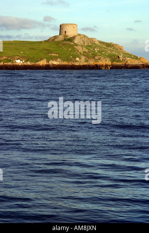 Dalkey Island off est oast della Contea di Dublino, Irlanda Foto Stock