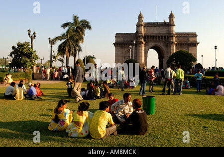 India, nello stato del Maharashtra, Mumbai (Bombay), il Gateway dell'India Foto Stock