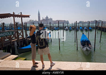 Perso a Venezia (Veneto - Italia). Perdus à Venise (Vénétie - Italie). Foto Stock