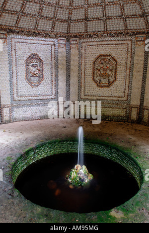 Francia, Calvados, Chateau de Vandeuvre, Grotte Nymphee Foto Stock