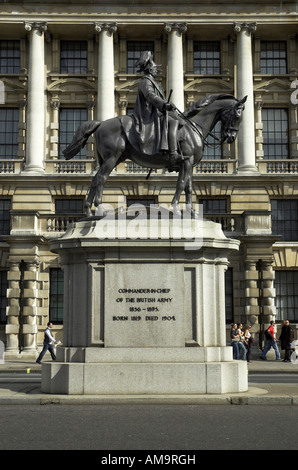 La statua di Earl Haig in Whitehall London Foto Stock