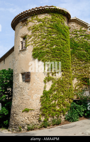 Francia, Drome, Rousset Les Vignes village Foto Stock