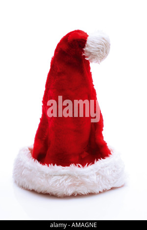 Santa Claus hat, close-up Foto Stock