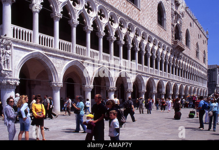 Palazzo Ducale palazzo ducale di Piazza San Marco Piazza San Marco Venezia Italia Foto Stock