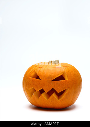 faccia di zucca Foto Stock
