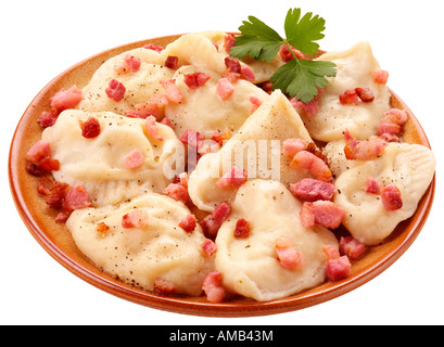 POLISH PIEROGI RUSKIE TAGLIARE Foto Stock