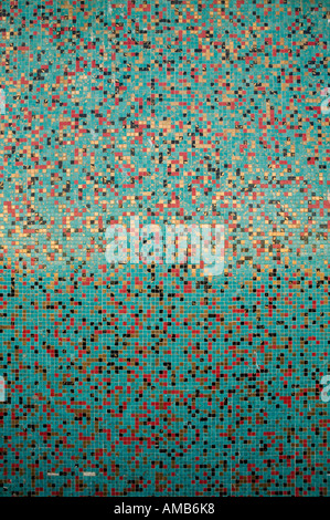 Rosso Verde Giallo oro pixellated configurazione di sfondo Foto Stock