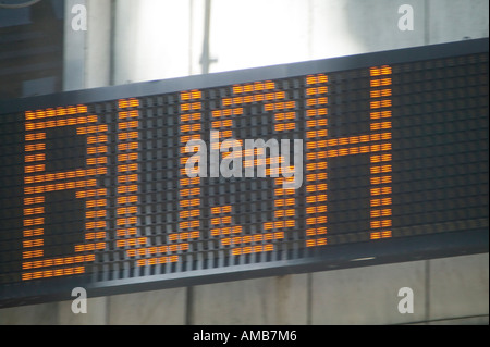 Dow Jones Times Square electronic news ticker Gennaio 2005 Foto Stock