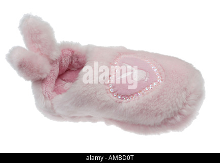 Pink fluffy Playboy bunny ragazze pantofola Foto Stock