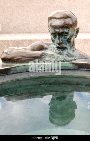 Bene della vita scultura di Ivan Mestrovic Piazza maresciallo Tito Zagabria Croazia Foto Stock