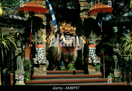 Bali Legong Kraton ballerino in tempio Foto Stock