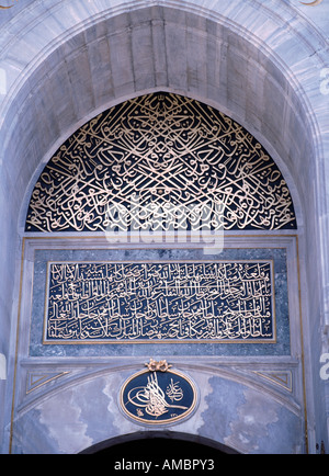 Imperial Gate, il palazzo di Topkapi Saray, Istanbul, Turchia Foto Stock