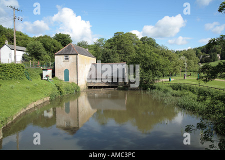 Claverton Stazione di pompaggio, Kennet and Avon Canal Foto Stock