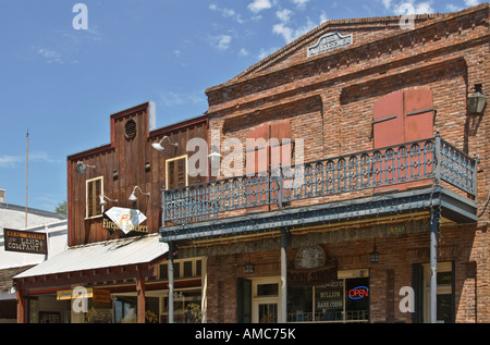 California Gold Country Calaveras County Angels Camp edifici storici Foto Stock