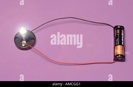 Completare il circuito elettrico Foto Stock