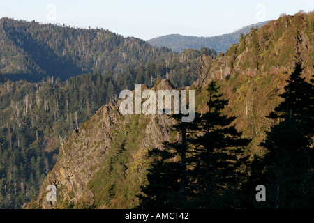 Great Smoky Mountain National Park creste Foto Stock