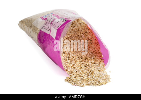 Borsa di porridge di avena Foto Stock