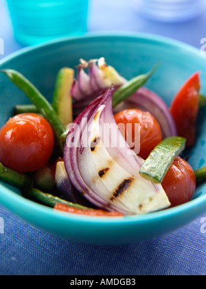 Arrosto di insalata di verdure Foto Stock