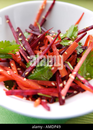 Barbabietole da insalata di carote Foto Stock