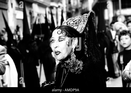 Barcellona Spagna durante il weekend di Pasqua 2001 Foto Stock