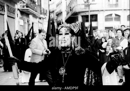 Barcellona Spagna durante il weekend di Pasqua 2001 Foto Stock