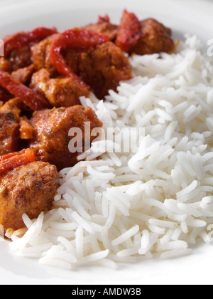 Pollo al Curry Balti Foto Stock