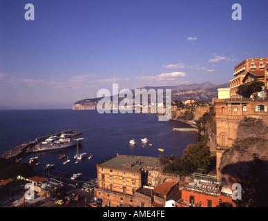Italia Campania Sorrento Marina Piccola Foto Stock