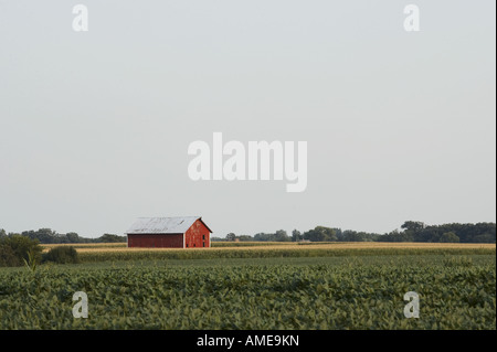 Il vecchio fienile Foto Stock