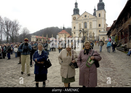 Venerdì Santo al pellegrinaggio Santuario di Kalwaria Zebrzydowska in Polonia Foto Stock