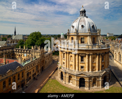 Vista aerea della Radcliffe Camera Oxford, prese nel 2006 Foto Stock