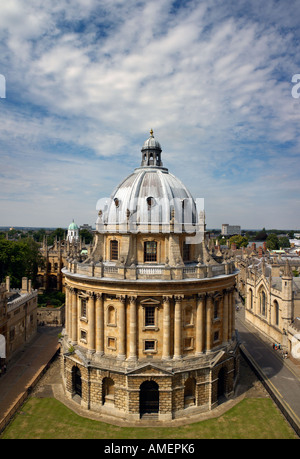 Vista aerea la modalità ritratto della Radcliffe Camera Oxford, prese nel 2006 Foto Stock