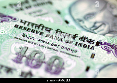 Indian denaro - rupee note / valuta Foto Stock
