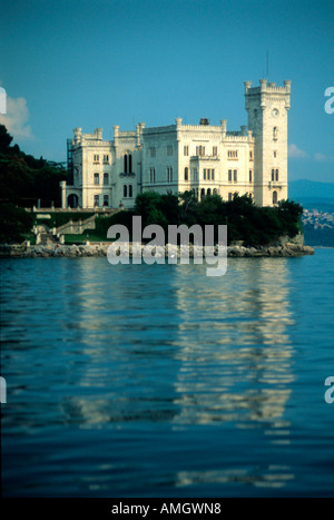 Italien, Veneto, Julisch Veneto, Friuli, Friuli, bei Triest, Schloss Miramar, Castello di Miramare Foto Stock