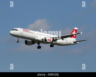Swiss International Airlines Airbus A321 Foto Stock