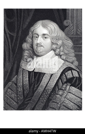 Edward Hyde 1° Conte di Clarendon Visconte Cornbury Sir Edward Hyde Barone Hyde Hindon 1609 1674 statista inglese historian Foto Stock