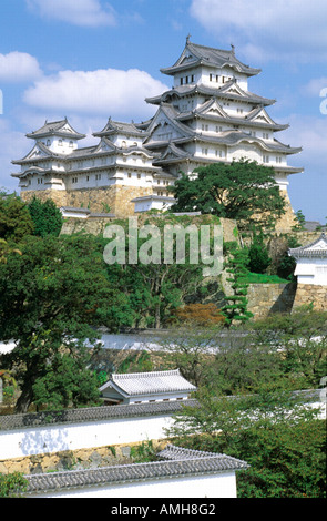 Giappone, Kansai, Himeji, Shirasagi-jo Foto Stock