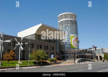 Il Salt Palace Convention Center nel centro di Salt Lake City Utah UT Foto Stock