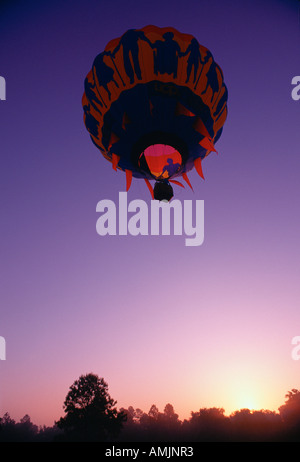 In mongolfiera ad aria calda, Tallahassee, Florida, Stati Uniti d'America Foto Stock