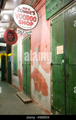 Voodoo Shop fuori Bourbon Street, Quartiere Francese, New Orleans, Lousiana, STATI UNITI D'AMERICA Foto Stock