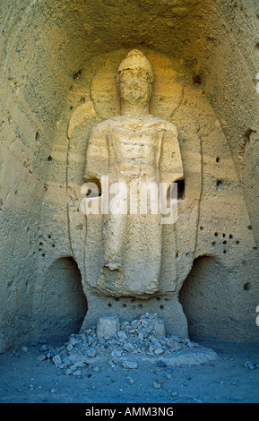 Kakrak Buddha, vicino a Bamiyan, Afghanistan centrale. Fotografato nel mese di agosto 2000. Foto Stock