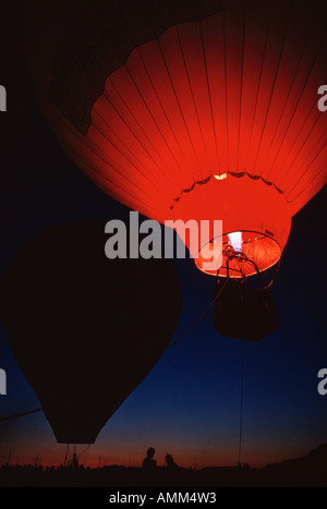 In mongolfiera ad aria calda, Sea Festival, Vancouver, British Columbia, Canada Foto Stock