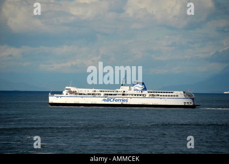 BC Ferry traghetti tra Victoria e Tsawwassen Vancouver British Columbia BC Canada Trasporti Trasporti viaggi vacanza s Foto Stock